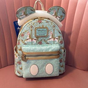 Mickey Mouse The Main Attraction Mini Backpack Prince Charming Regal Carrousel